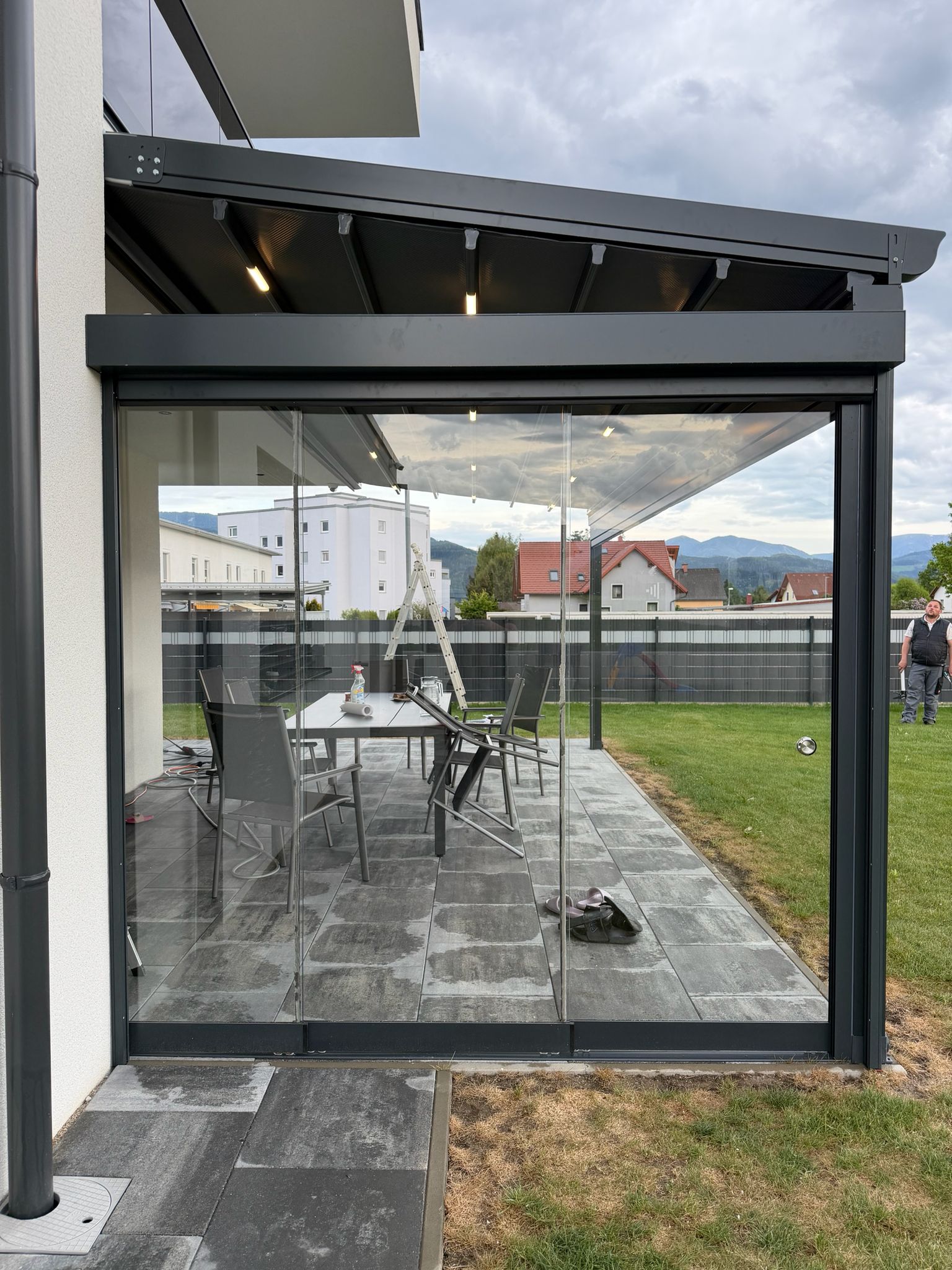 Bioclimatic Pergolas with Frameless Glass Systems 3